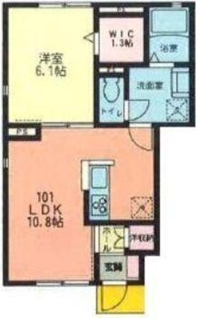 フィカーサ セレッソの物件間取画像